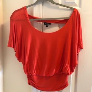 Bebe cute open back top